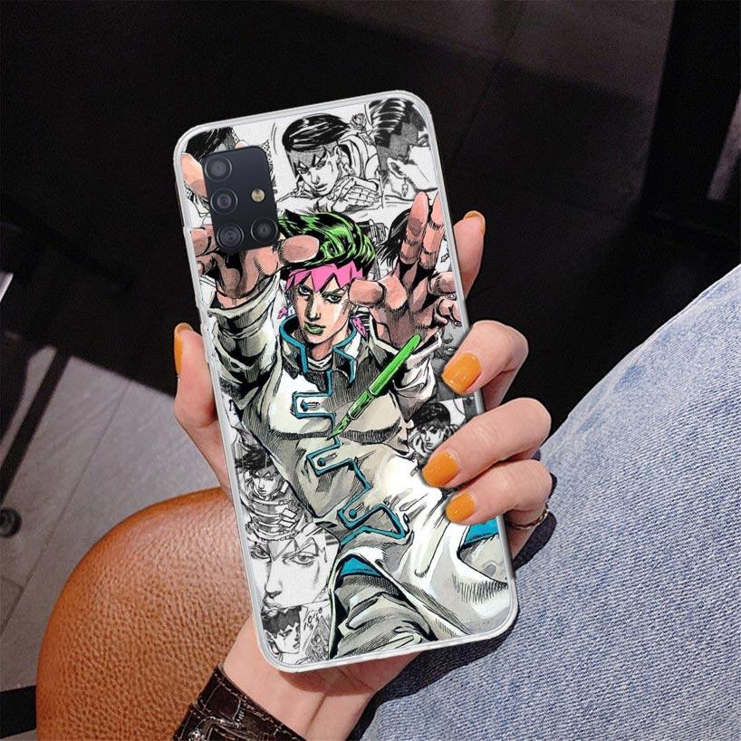 JoJo's Bizarre Adventure Diamond Is Unbreakable Phone Case For Samsung Galaxy A52 A32 A22 A12 A51 A31 A50S A30S A20S A10S Note 2