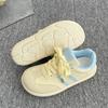 Mango head female new student sports versatile big head shoes with skirt little white shoes