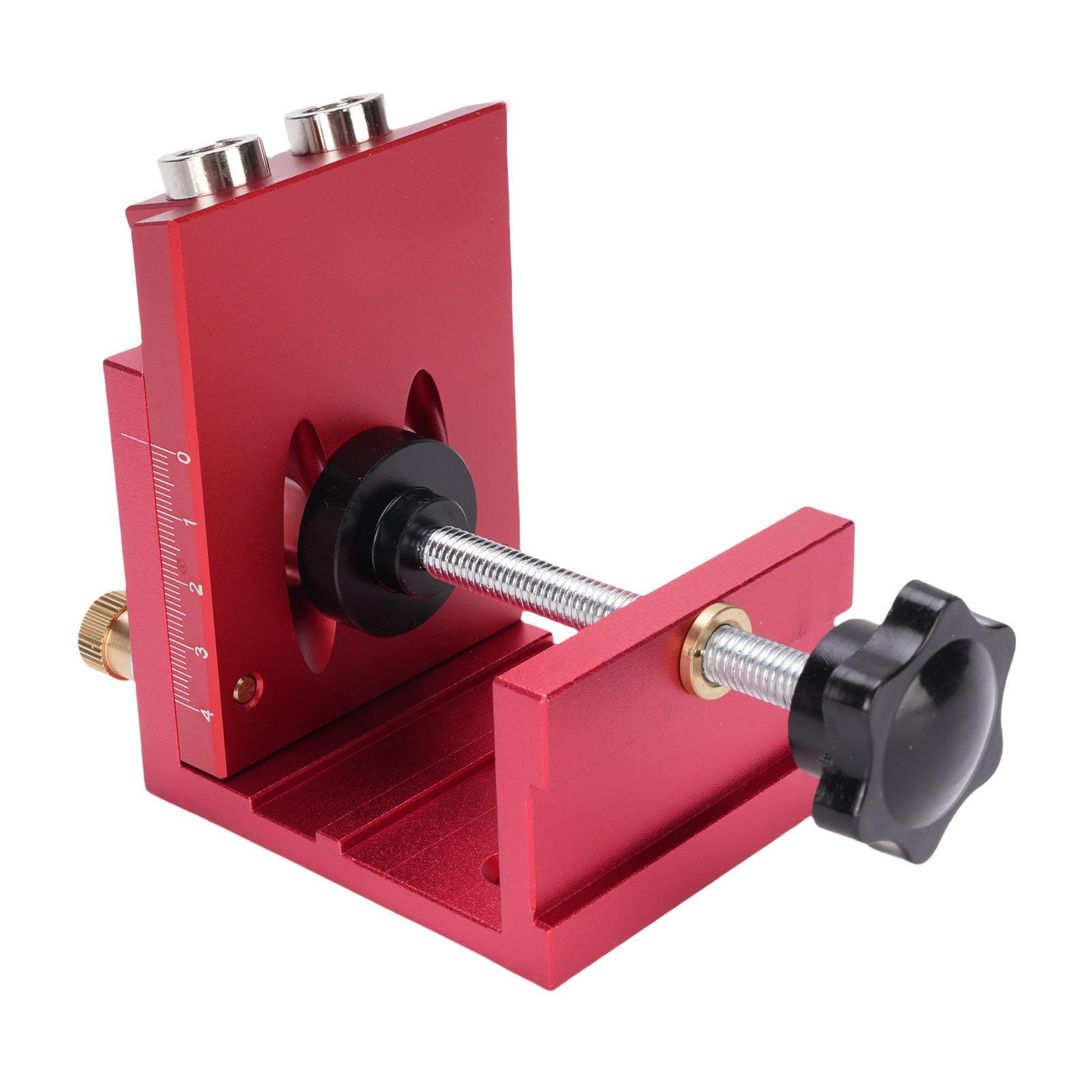 

3 in 1 Portable Screw Jig Set Adjustable Precise Drilling Aluminum Alloy Woodwork Guides Joint Angle Tool