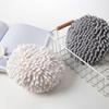 Chenille Hand Towel with Hanging Strap Highly Water Absorbent Soft Superfine Fiber Thickened Reusable Kitchen Bathroom Cleaning Wipe Towel