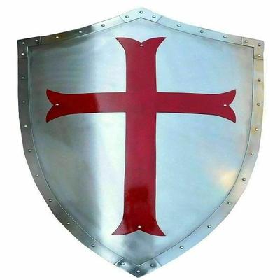 Μεσαιωνική θερμαντική ασπίδα Templar Crusader Warrior ιστορική ασπίδα παιχνιδιού ρόλων