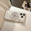 Carcasă Magnetică Albă Creativă cu Stele pentru Telefon iPhone 16, iPhone 17 și iPhone 17 Pro Max