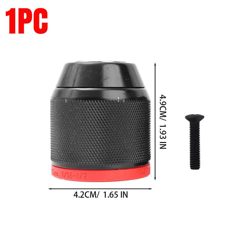 Metal Heavy Duty Drill Chuck Hex Shank Impact Drill Adapter Quick Release Conversion Head For Electric Drill Bits Hardware Tools