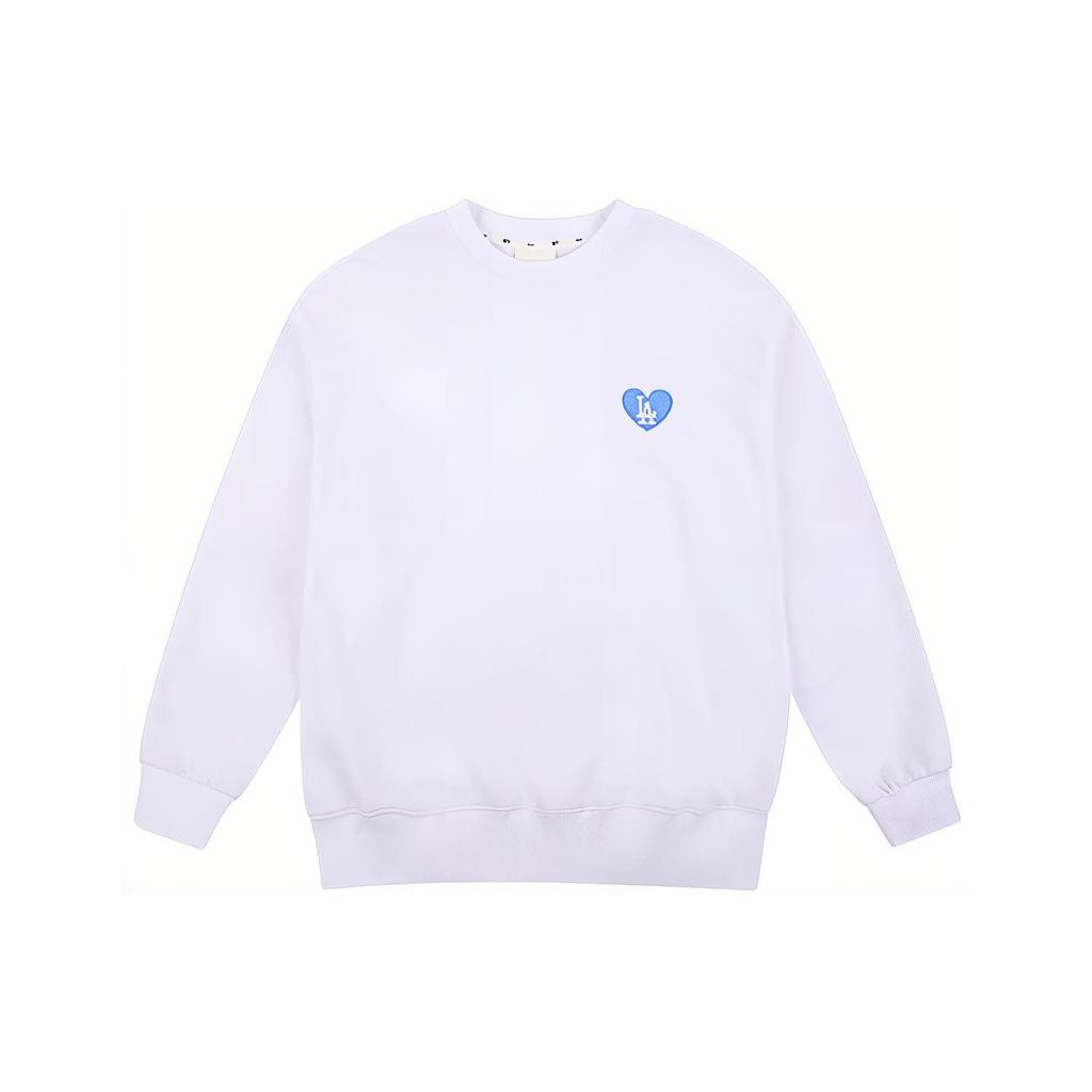 New MLB Love Overfit Sweatshirt Unisex White 31MT09011