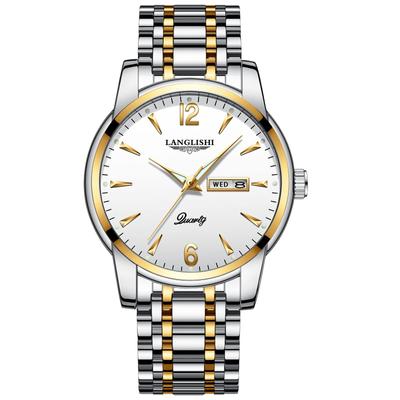 AKNIGHT Analog Stylish Easy To Luminous Arm Stainless Steel Water Resistant To Luminous Japanese Instruction Manual Men's Watch, Anti-Reverse Bezel,