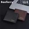 Baellerry RFID Anti Theft Protection Short Wallets for Men Vintage Design Business Card Holder Fashion Purse Cash Bags GZW