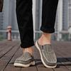 Fashion Summer Men Slippers Classic Outdoor Slip-on Canvas Shoes Men Light Breathable Flat Loafers Soft Indoor Home Casual Slippers 47