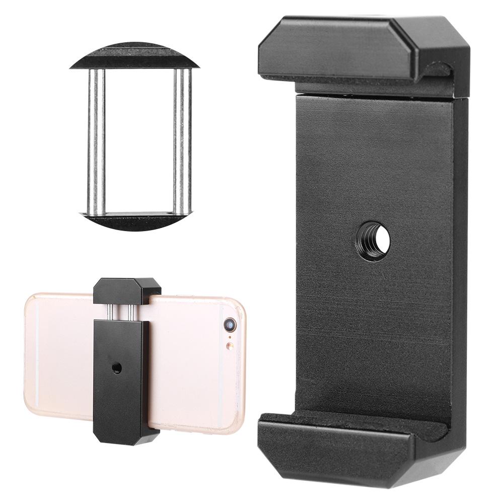 1Pcs Aluminum Alloy Mobile Phone Clip Holder Extendable Phone Clip Bracket Stand