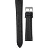 SEIKO Watch Band 18mm DAE4R Cowhide Shrink Black Mens