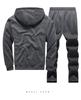 European-Size Men's Lambswool Hooded Jacket - Thick, Velvet-Lined Winter Sports Cardigan