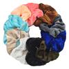 10pc Women Hair Scrunchies Velvet Solid Color Band for Girls Ponytail Holder Rubber Bands Ties Accessories Headbands Gumki
