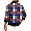 Men's Round Neck Long Sleeve Ribbed Knit Pullover