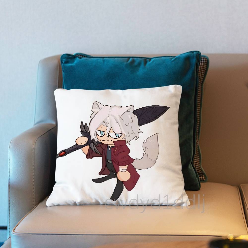 DDevil May Cry Dante Pillow Case Cover Square Sofa With For Pattern Comfortable Cushion suitable Of Room