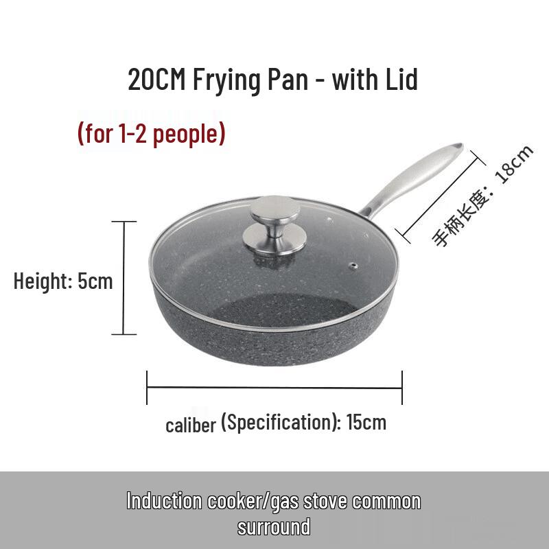 Granite Non-Stick Deep Frying Pan