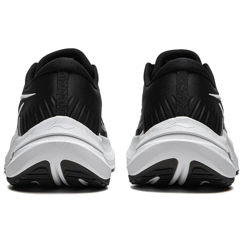 Li Ning Yueying 4 Laufschuhe Damen Niedrig geschnitten Schwarz Weiß ARHU022-6