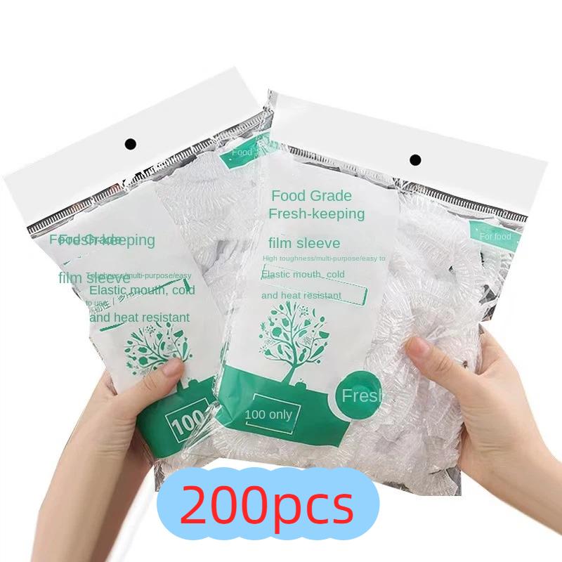 Disposable Preservation Film Cover Household Thickened PE Food Grade Self-Sealing Bowl Cover Cover Preservation Cover
