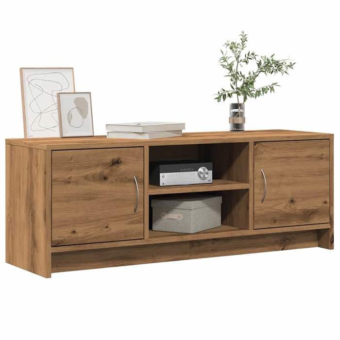VidaXL TV stolek řemeslný dub 102x30x37,5 cm dřevotříska 855817