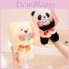 Cute Bunny Plush Toy With Flower For Valentines Day Gift For Girls