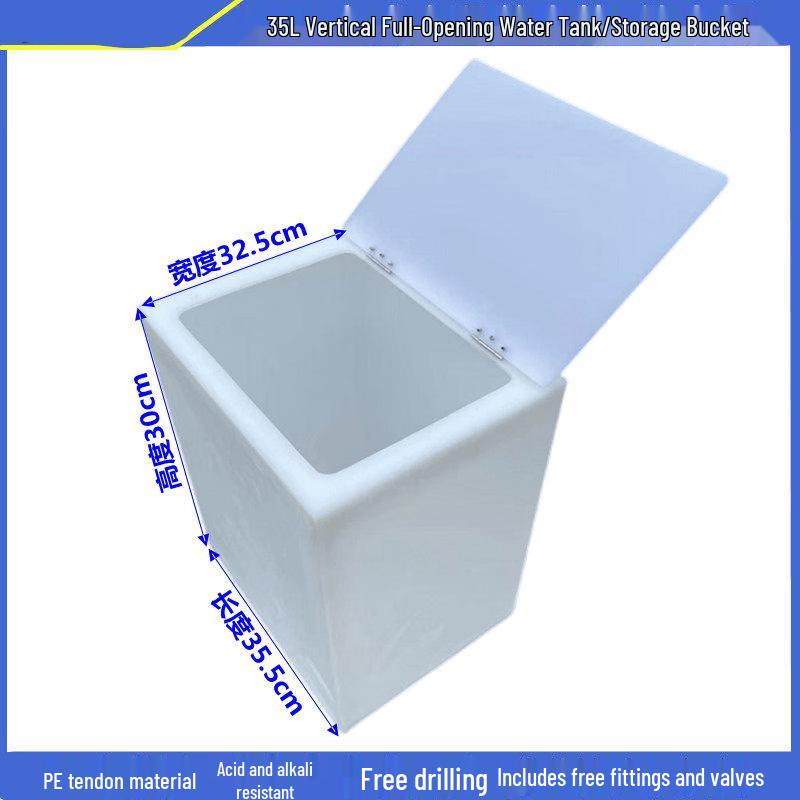 35L Large Flip-Top Vertical Water Tank