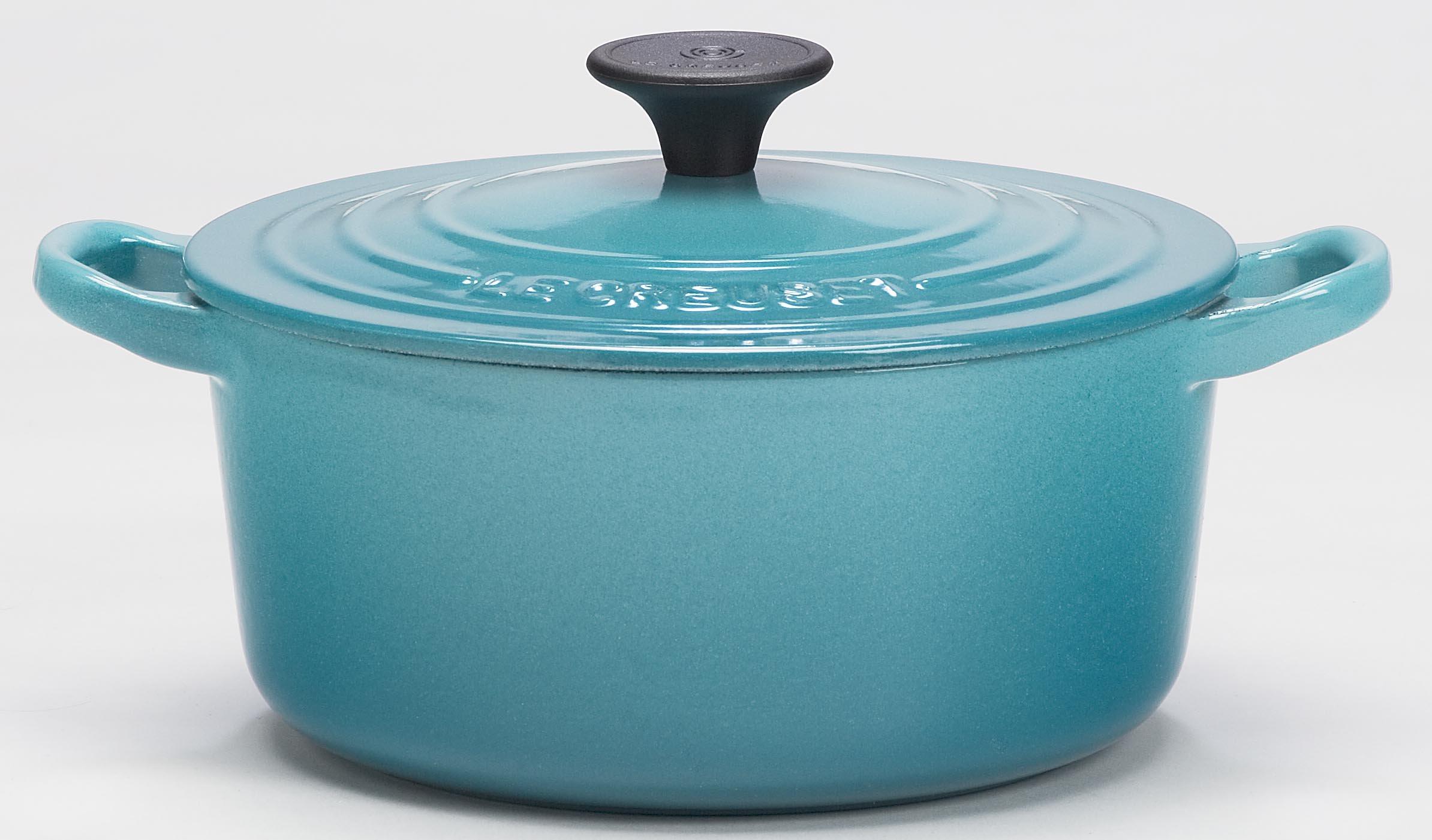 

Le Creuset Cocotte Ronde 18 cm caribbean blue Gas IH Oven Compatible