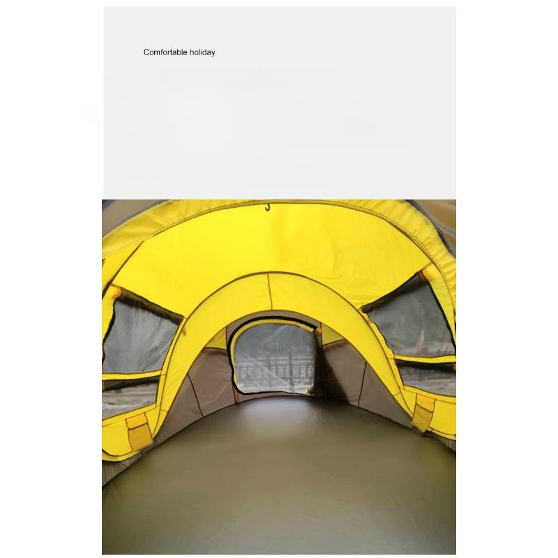 Automatický stan typu člunu s rychlým startem Venkovní stan je odolný proti dešti a dešti, zdarma k sestavení, snadno se přenáší, skládací velký prostor