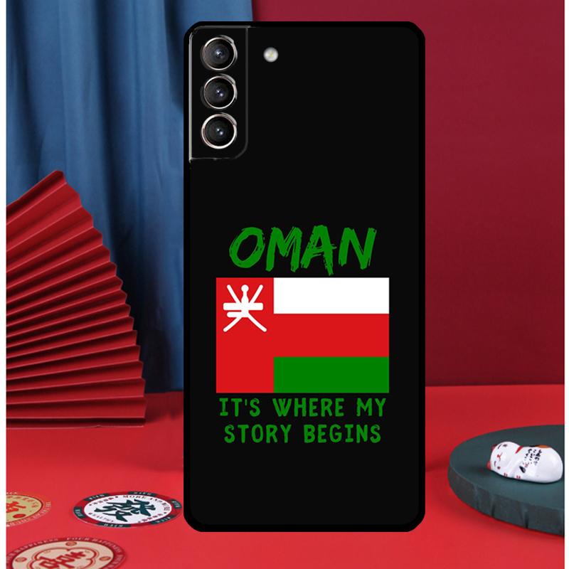 Omani Emblem Oman Flag passport Cover For Samsung Galaxy S21 FE S20 FE S22 S23 Ultra Note 20 Note 10 Plus S9 S10 Plus Case