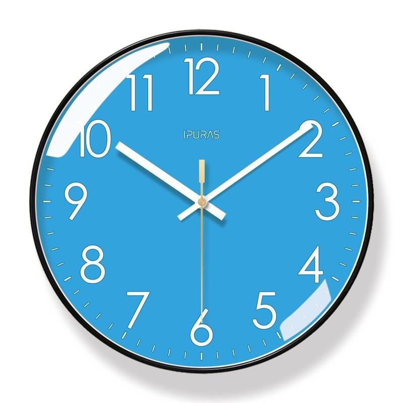 Minimalist Nordic Wall Clock With Quartz Movement For Living Room Decor