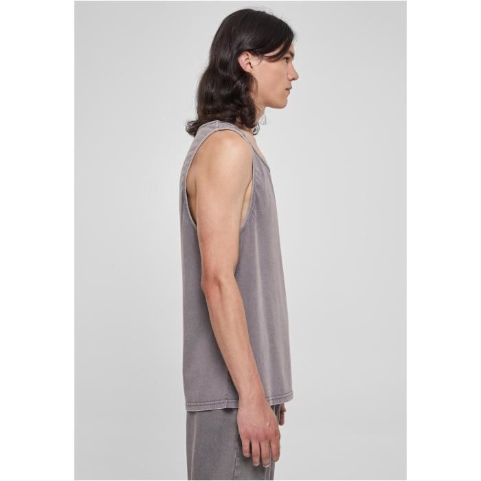 Débardeur oversize délavé à l'acide Urban Classics GT - gris foncé - 3XL