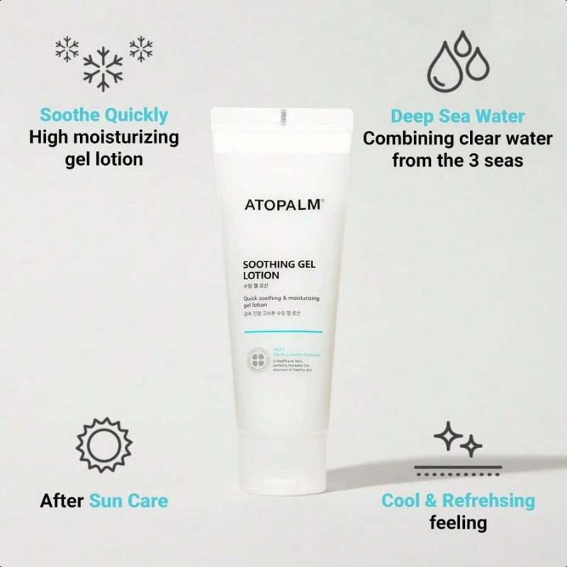 Atopalm MLE Lotion(120ml) Und Beruhigendes Gel Lotion Bundle