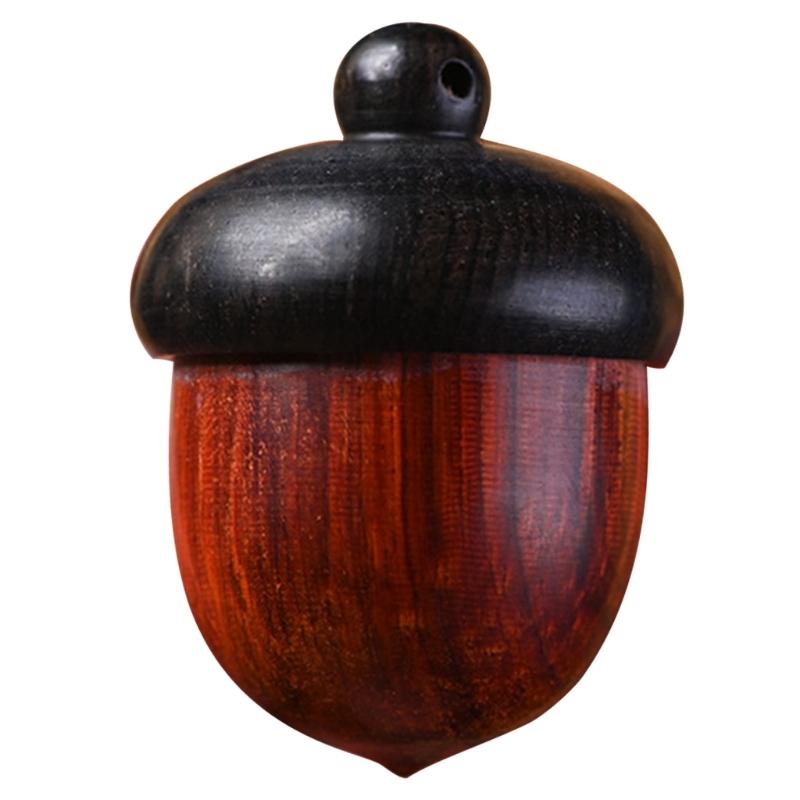 

Pine Cone Wood Pills Cases Pendant Fashionable Container for Medication and More