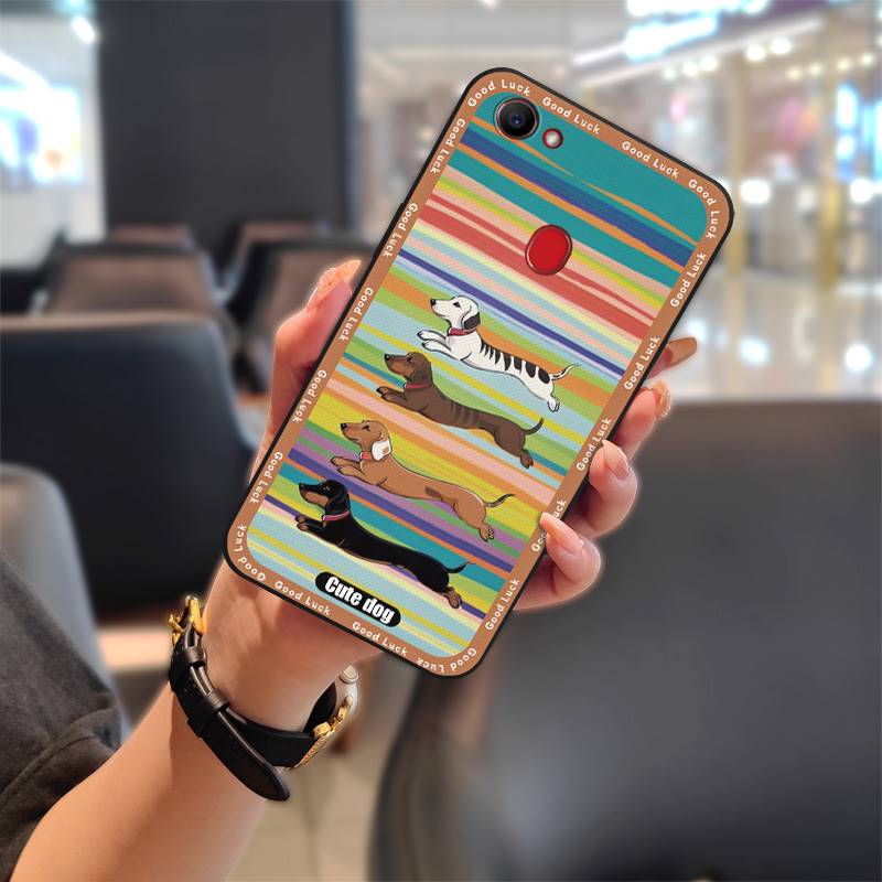 Anti-dust Cartoon Phone Case For OPPO F7 Graffiti Soft Case Silicone Protective Dirt-resistant Anti-knock Full Wrap TPU