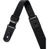 Basiner DURA STRAP VITALGRIP Guitar Strap Lock Structure High-Density Elastic Webbing Mini Pocket for Pick Storage White Cross