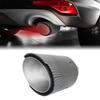 Luminous Led Exhaust Muffler With Led Colorful Lights Easy Installation Carbon Fiber Car Tail Pipe Light Muffler Exhaust Systems