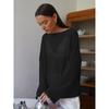 BITCED Moda Donna Casual Tinta Unita Stampa Manica Lunga Girocollo Camicie & Bluse