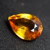 Most Expensive Orange Pear Cut 6.80 Ct Natural Sapphire Loose Gemstone CERTIFIED