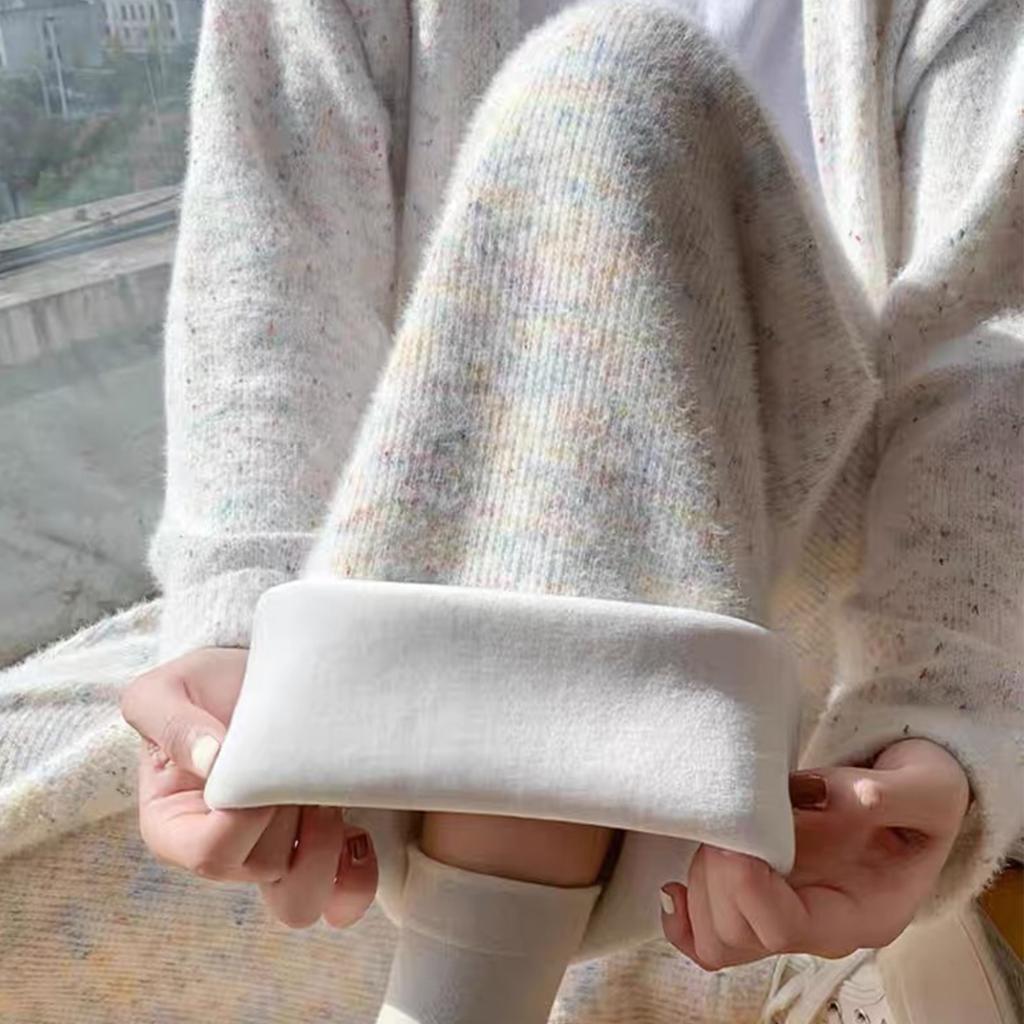 Women's Fashionable Casual Loose Fleece Lined Long Pants