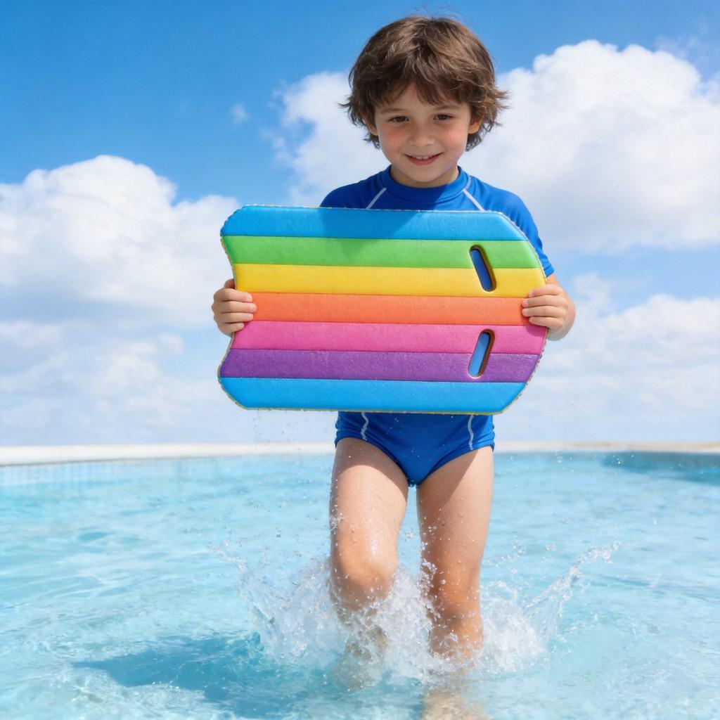 Kids Water Floatation Board With Pvc Material For Swimming Training And Pool Play