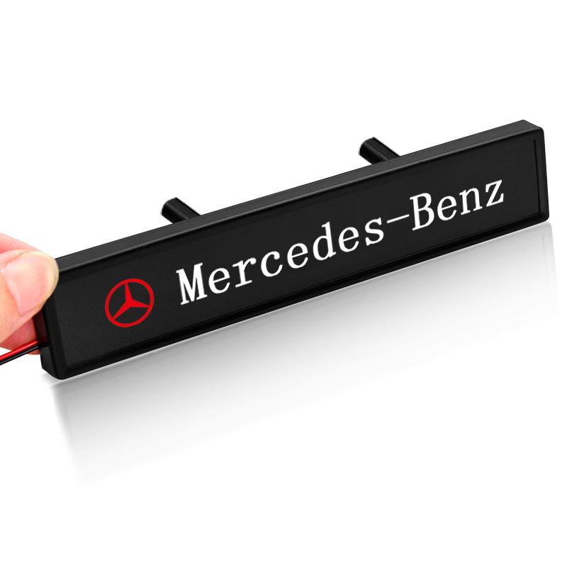 Car LED Front Hood Grille AMG Emblem Badge Decorative Light Accessories For Mercedes-Benz C180 E320 E400 E260 E300 W108 W124 W126 W140 W168 W169 W176