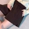 Petite High-Waisted Woolen A-Line Shorts for Women - Autumn/Winter 2024 Collection