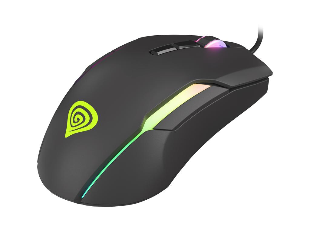 Wired Gaming Mouse Genesis Xenon 220 Rgb Usb Black Gamingow 1 Pc