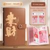 PU Money Collection Book Get Rich Overnight Savings Binder Mini Binder Savings Challenge  Couples