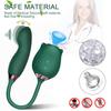 Sex Toy 2 In 1 Sucking Vibrator Nipple Penetration Vagina Rose-Vibrator G-spot Stimulator Masturbation Tools Women Audle Product Dildo Vibrating Egg