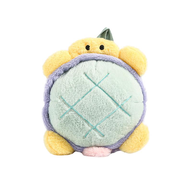 Kreskówkowy plecak ze zwierzęciem morskim Uroczy plecak dla dziewczynki z pluszowym żółwiem Duża pojemność