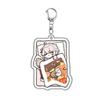 Genshin Impact Acrylic Keychains Arlecchino Sigewinne Lyney Wriothesley Clorinde Lynette Diluc Mona Keyrings Pendants Figure Toy