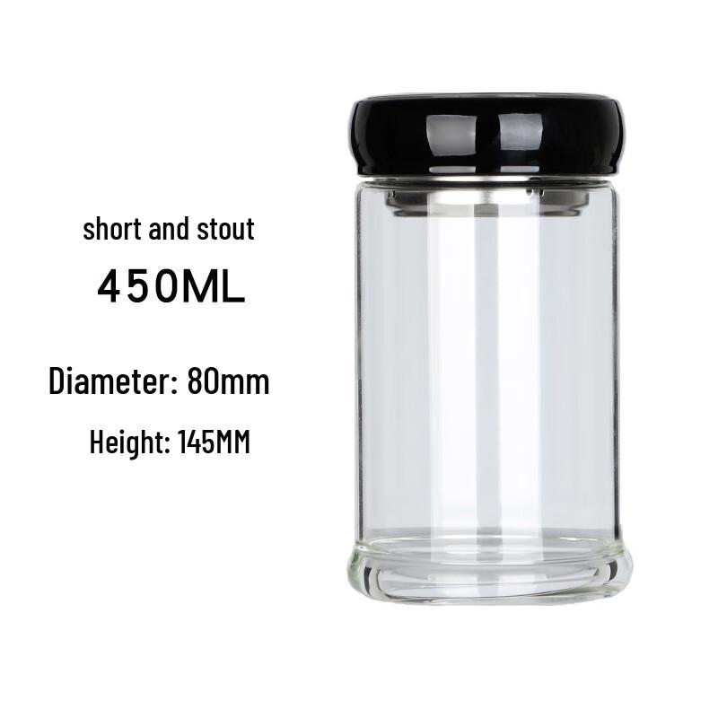 

Shuixi X003 Borosilicate Glass Tea & Water Cup with Filter, 450ml (2-Pack)