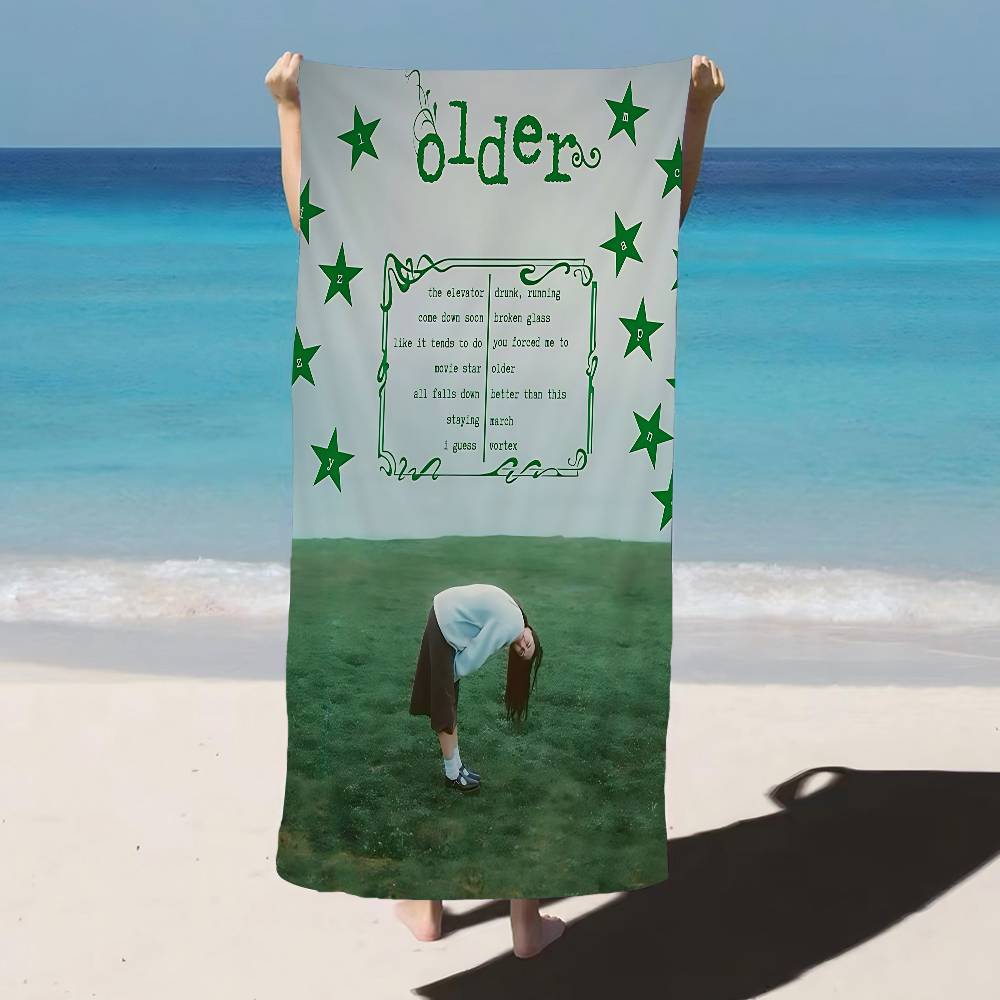 L-Lizzy M-McAlpine SINGER Microfiber Blanket Quick Drying Beach Towels Oversized Printing Super Absorbent Pool Towel Blanket