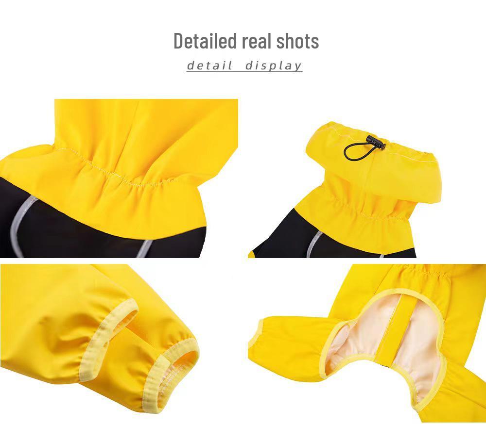 Waterproof & Windproof Full-Coverage Dog Jacket for Medium & Large Breeds
