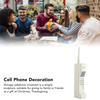 Retro Cell Phone Ornament Attractive Decorative Vintage Cellular Model Iron Material Lightweight Portable for Entertainment