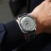 JYL Men's Watch Business Sports Casual Leather Band