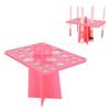 26 Hole Makeup Brush Drying Rack Organizer Cosmetic Brush Display Stand Shelf Tool